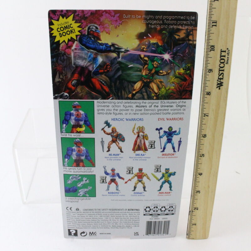 Roboto Heroic Mechanical Warrior Masters Of The Universe MOTU Mattel 2021 Retro