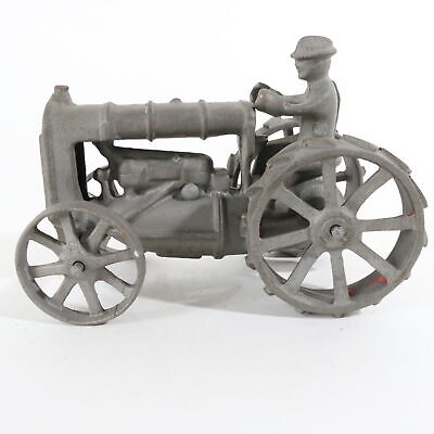 Repainted RECAST Matte Arcade Gray Fordson Cast Iron Tractor Farm Model 5.5"