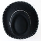 Fiesta Hat Co Waterproof Black Wool Felt Cowboy Cowgirl Hat W/ Silver Band SIZES