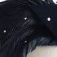 Mr John Classic Ladies Black and White Wool Felt Hat W/ Feathers 6 7/8 55cm