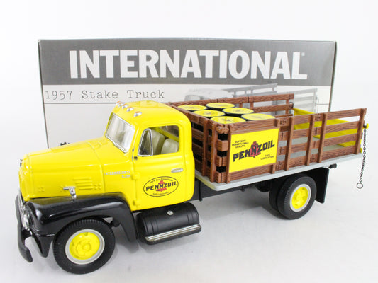 1957 International Stake Truck Penz Oil First Gear 1:34 Model 10-2272