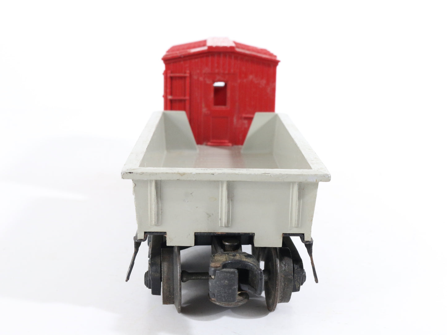 Lionel O Postwar DL&W 6119 Red & Gray Plastic Work Caboose