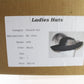 Mr John Classic Ladies Black Wool Felt Boutique Hat W/ Feathers 7 56cm