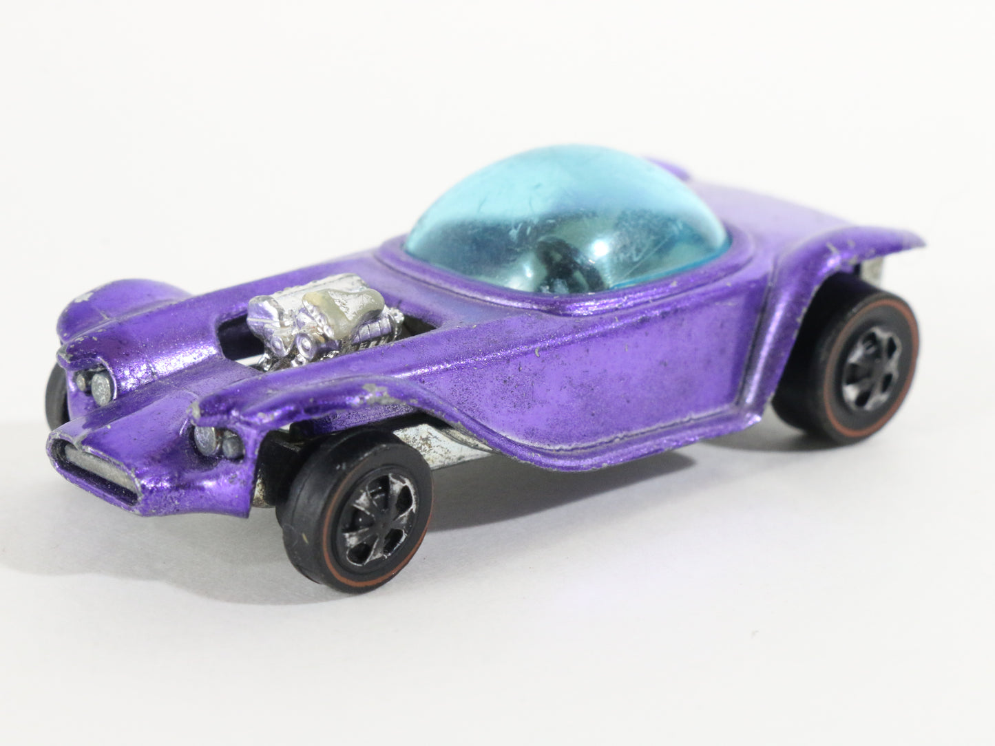 Vintage Hot Wheels Redline Beatnik Bandit Purple Mattel 1967 Hong Kong