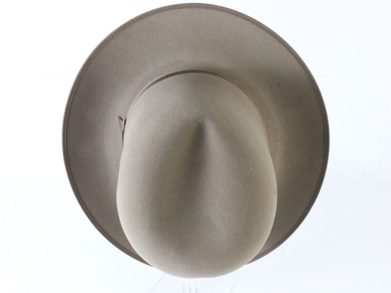 Biltmore Wilderness Mens Fawn Brown Felt WESTERN STYLE Hat W/ Pin 6 3/4 54cm