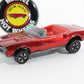 Vintage Hot Wheels Redline Custom Firebird Red Int. Mattel 1967 Hong Kong W/ Pin