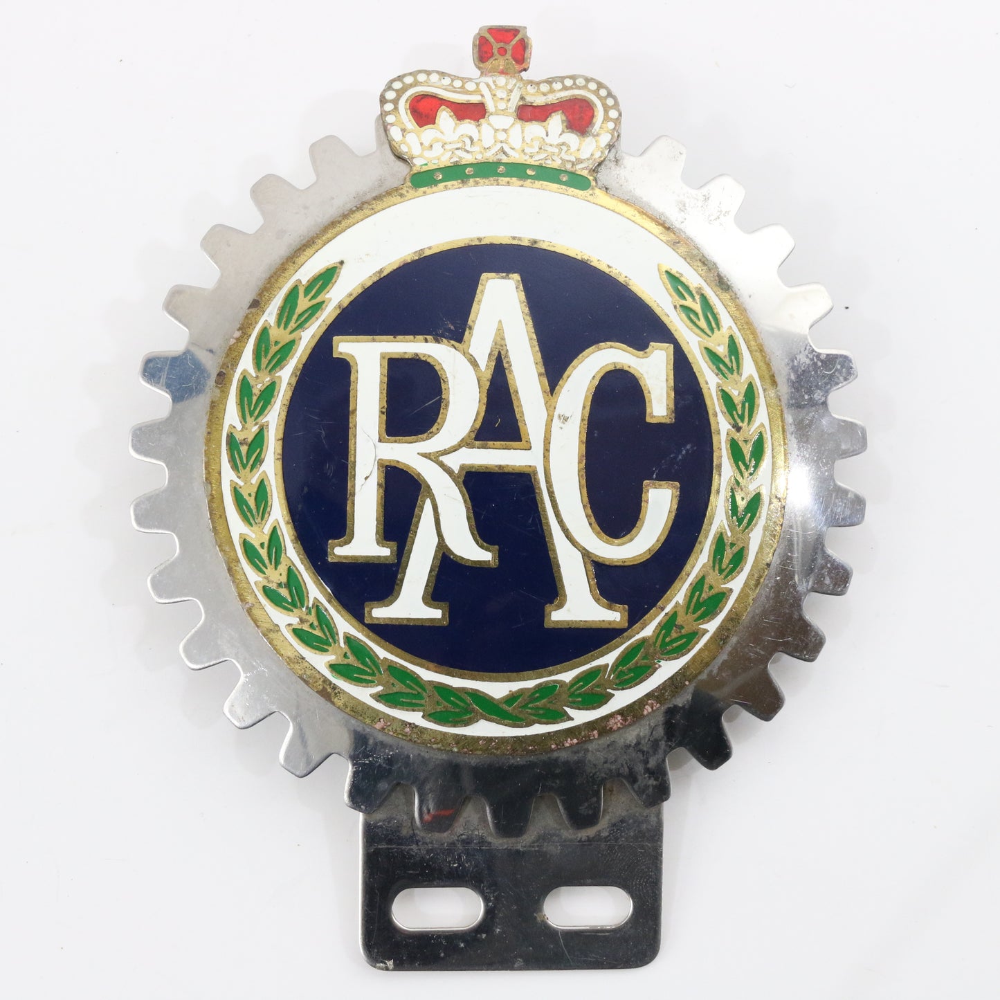 RAC Royal Automobile Club Original Metal License Topper Badge