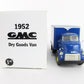 1952 GMC Dry Goods Van Us Royal Tires First Gear 1:34 Model 19-1504