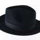 Stetson The Sovereign Mens Black Felt Fedora W/ Brown Feather MULTIPLE SIZES