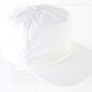 Langenberg Hat Co Mens White Cap Ballcap W/ Rope Detail MEDIUM RETRO