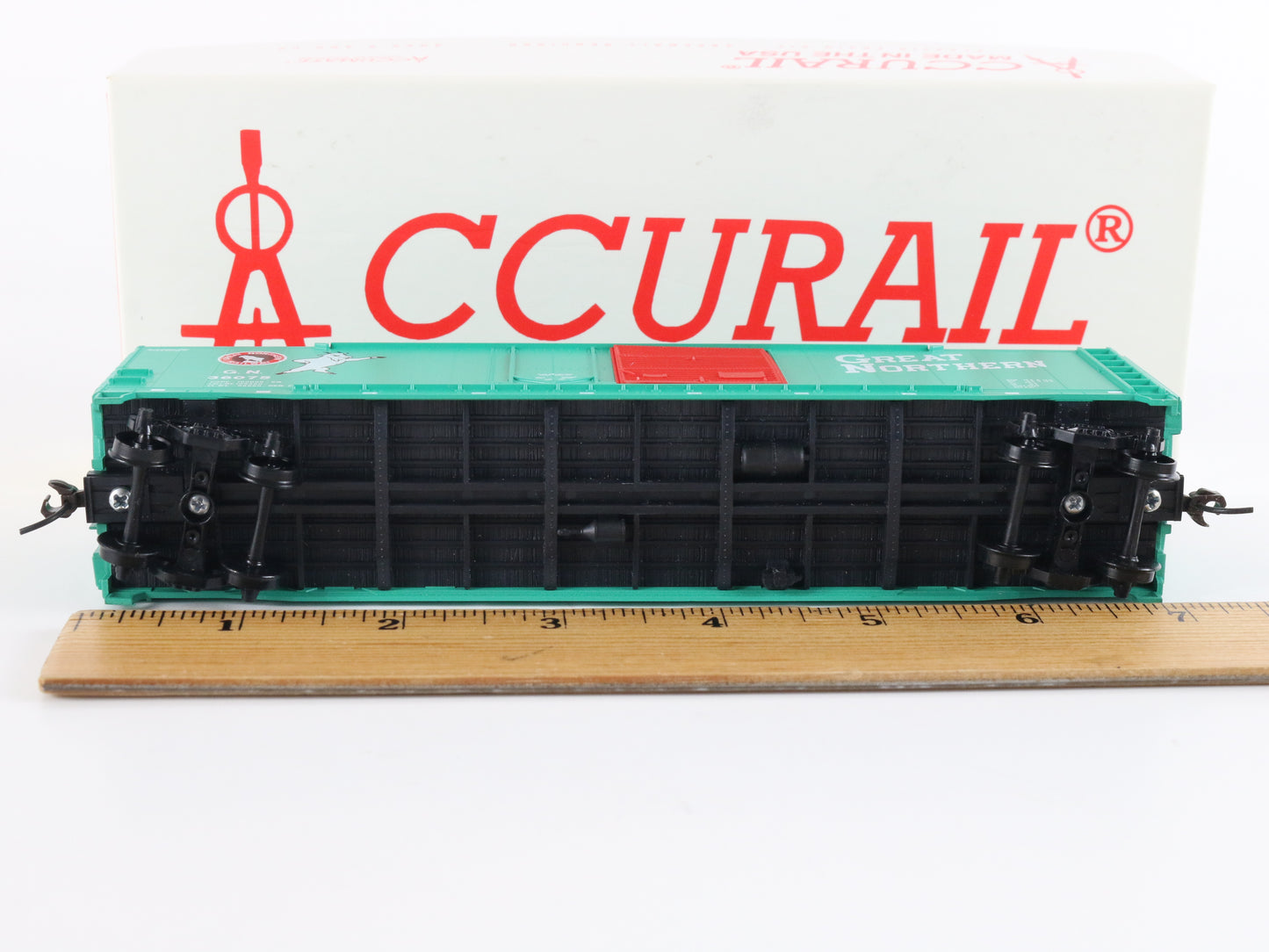 Great Northern GN 36075 50' Combo Door Boxcar ACCurail HO Model Built 3358