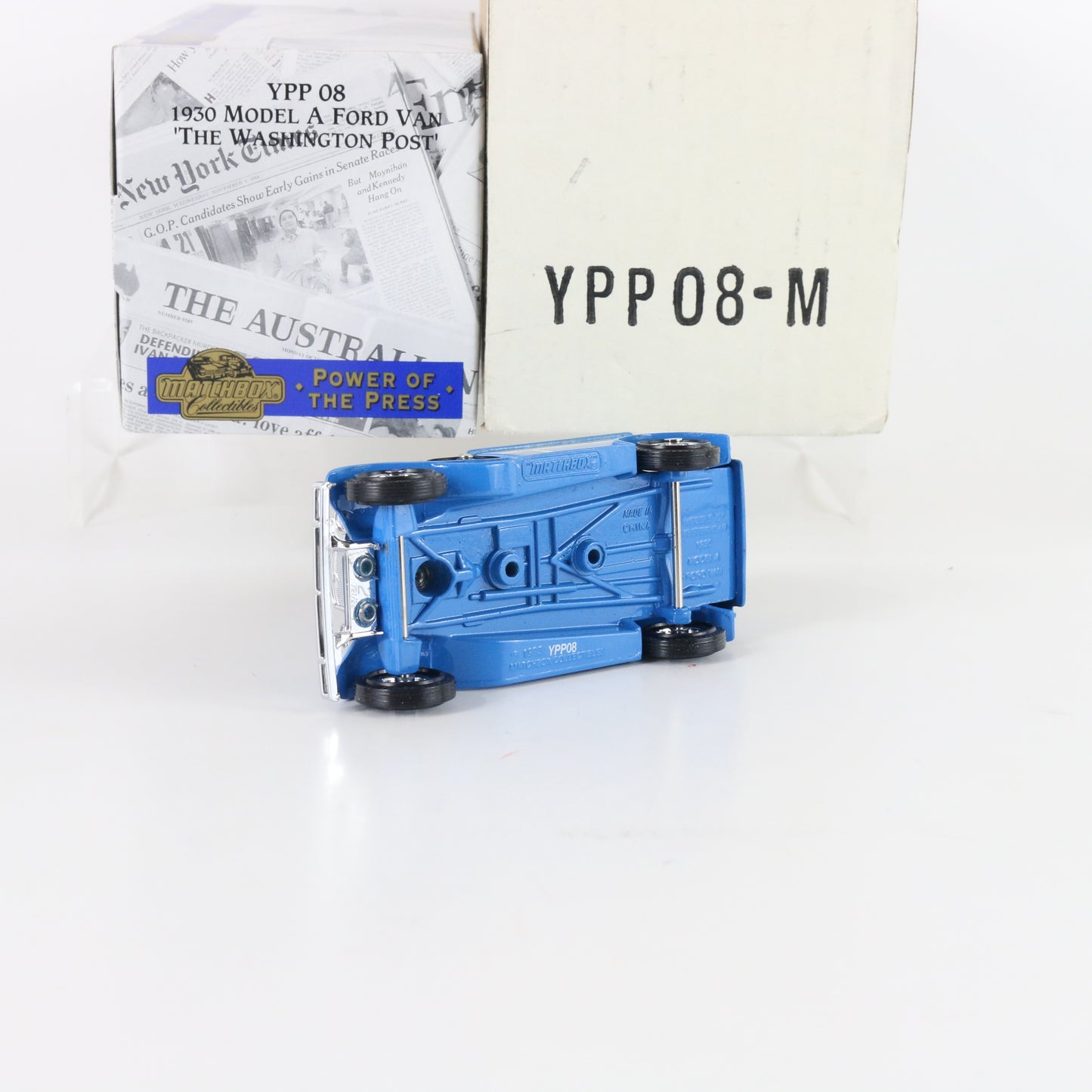 1930 Model A Ford Van Washington Post Power Of The Press Matchbox 1:43 Ypp08