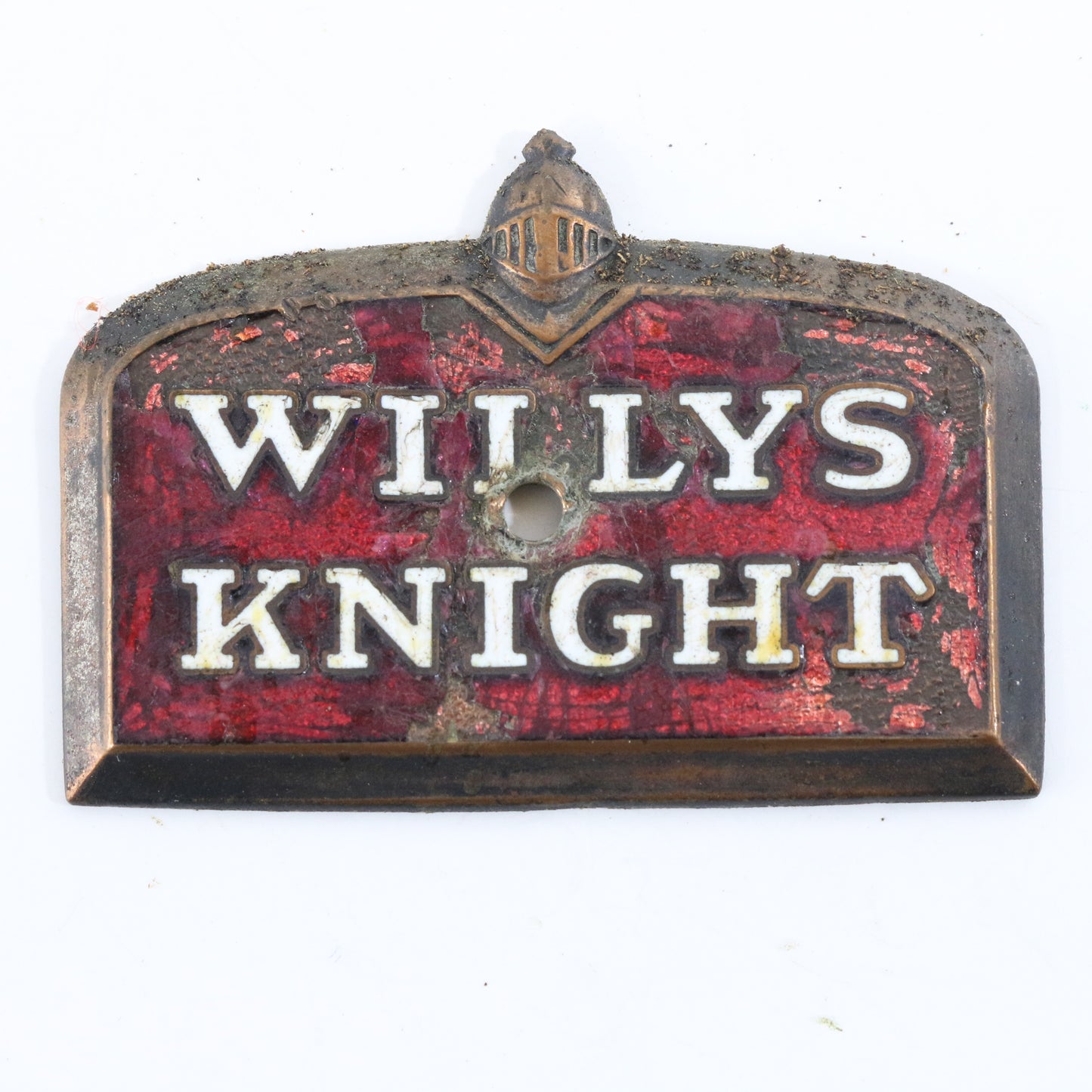 Willys Knight Antique Metal Automobile Emblem Badge 2.5��� Original 1920s