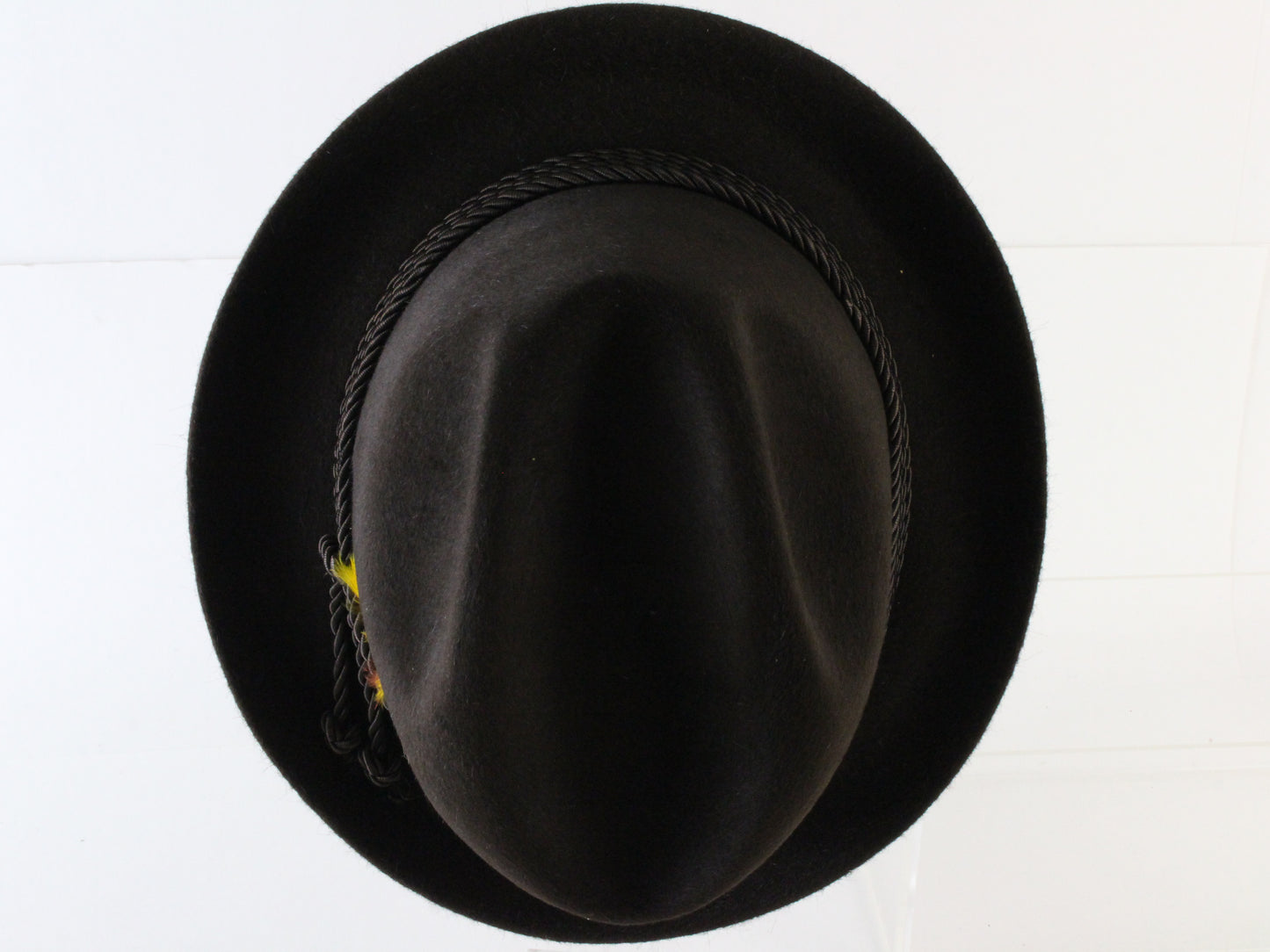 Royal Biltmore Gregory Mens Black Oak Brown Felt Fedora MULTIPLE SIZES