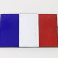 French Flag 2.25" Metal Emblem Badge Car Emblem Design