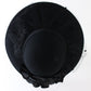 Sonni Of California Ladies Black Wool Felt Hat W/ Black Ribbon 6 7/8 55cm