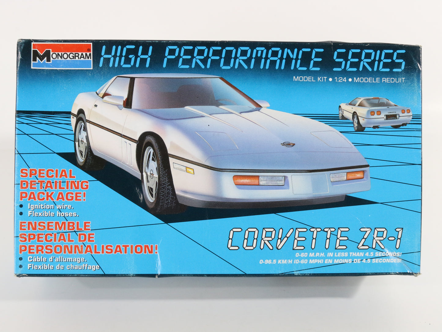 High Performance Chevrolet Corvette ZR-1 Model Car Kit Monogram 1:24 2785