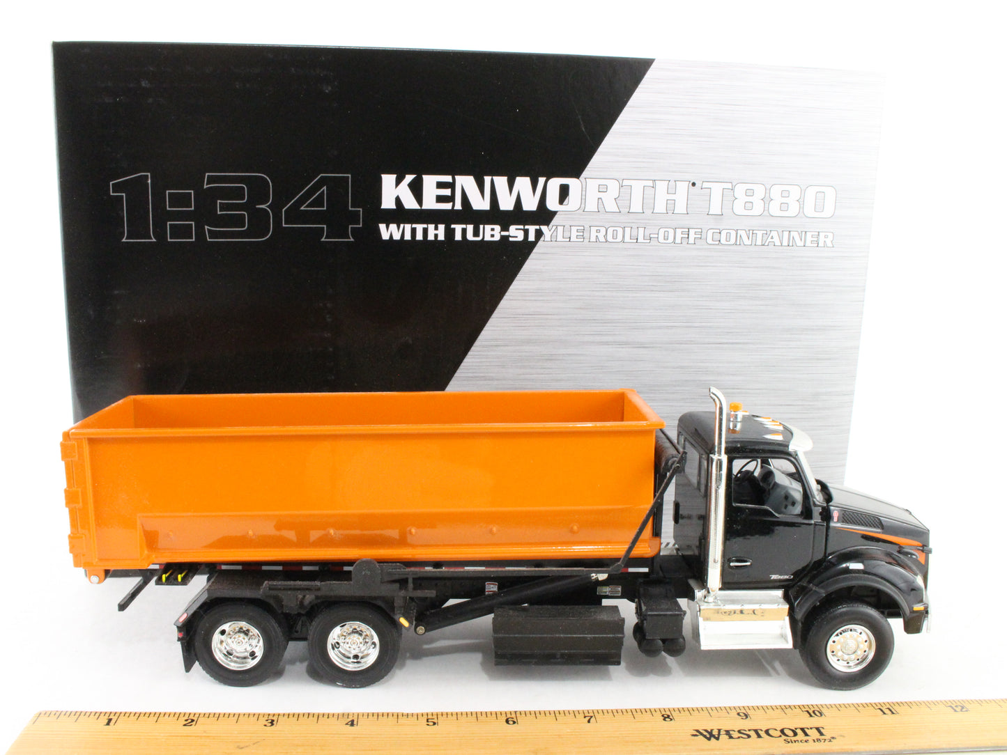 Kenworth T880 W/ Tub-style Roll-off Container First Gear 1:34 10-4144