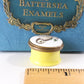 Vintage Owl Halcyon Days Small Round Trinket Box B&B Bilston Battersea Enamels