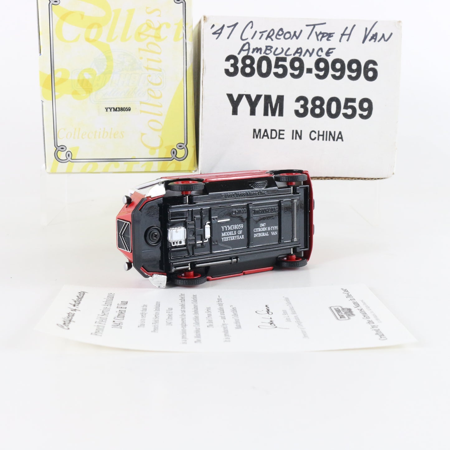 1947 Citroen H Van French Field Service Ambulance Red Cross Matchbox 1:43