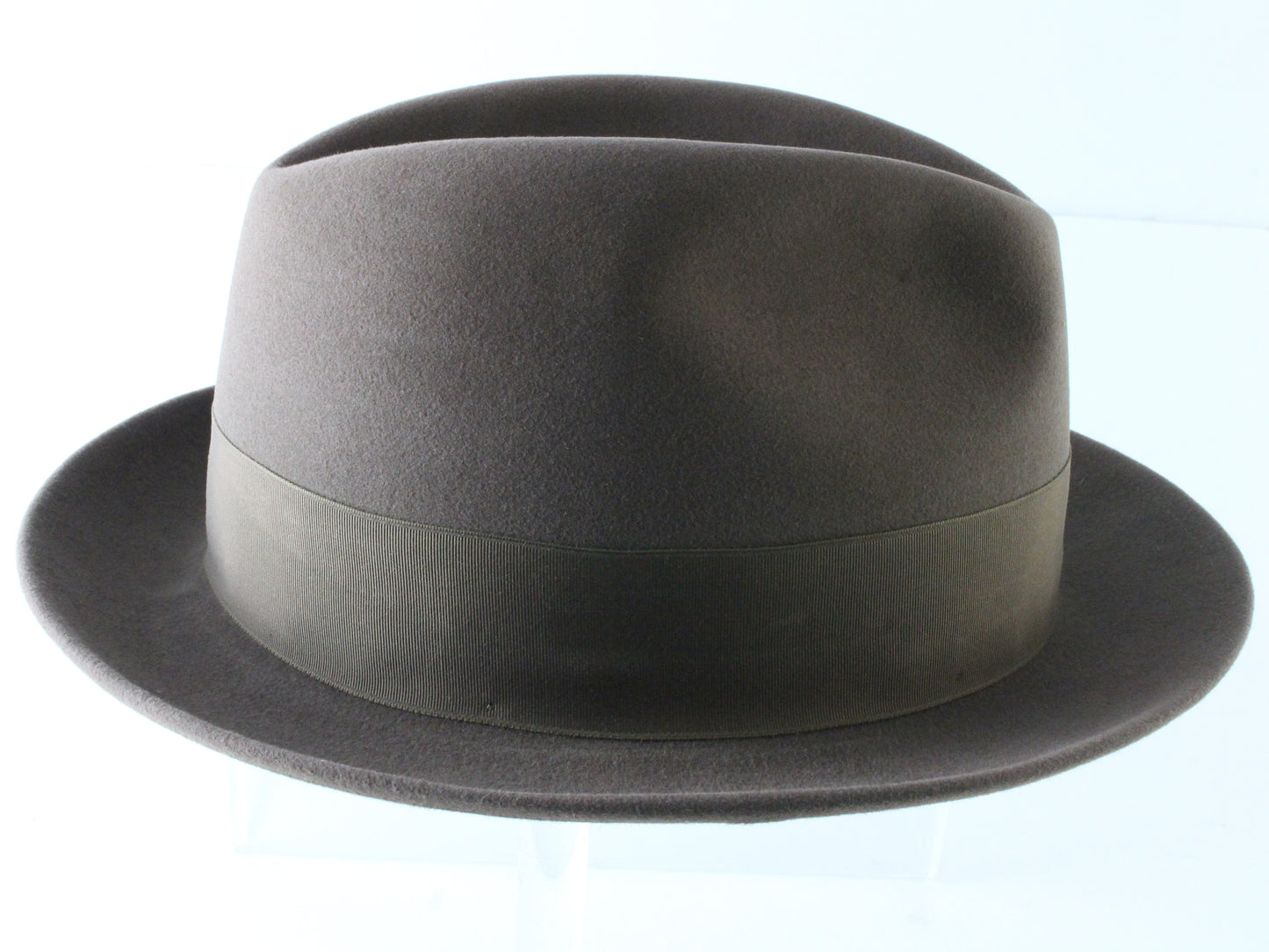 Biltmore President Top Hatters Mens Walnut Brown Felt Fedora MULTIPLE SIZES