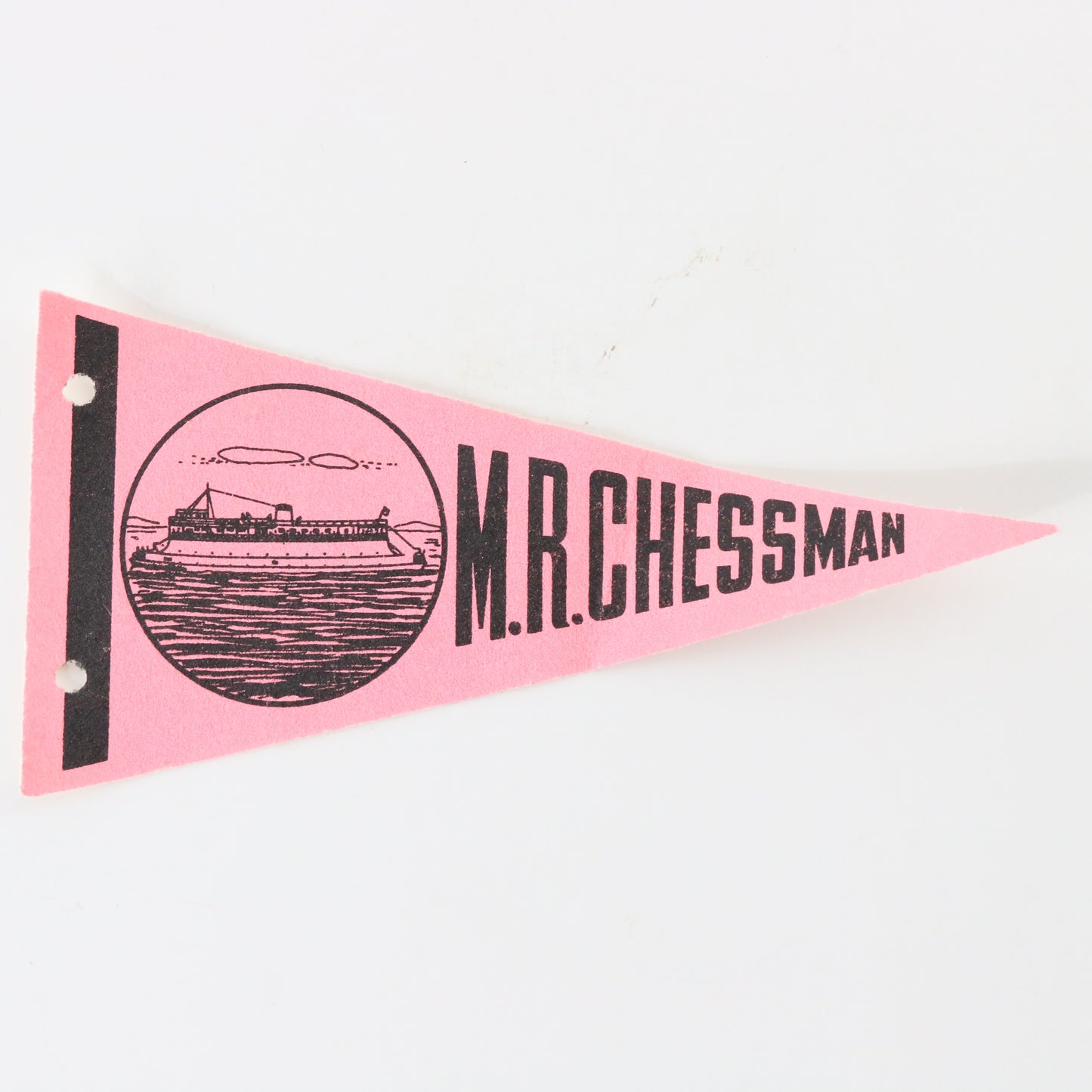 Vintage M.R. Chessman Felt Fabric Pennant