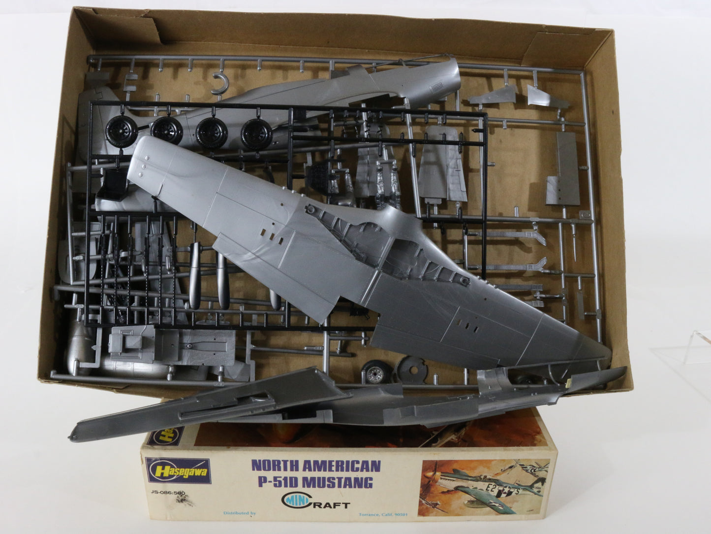 WWII P-51d Mustang North American Mini Craft Hasegawa 1:32 Js-086:500