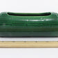 Vintage Red Suit Pixie Elf Reclining On Green Log Planter Ceramic 7 In