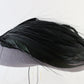 Sonni of California Ladies Gray and Black Wool Felt Hat W/ Feathers 7 1/8 57cm