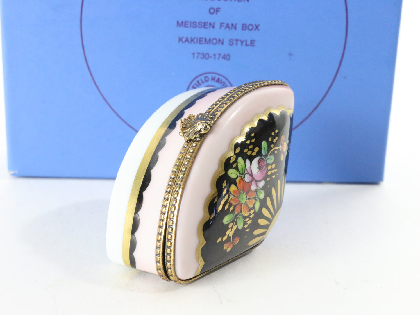 Meissen Fan Box Reproduction Kakiemon Style Enamel MOMA Metropolitan Art Museum