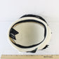 Sonni of California Ladies White and Black Wool Felt Hat W/ Feathers 7 1/8 57cm