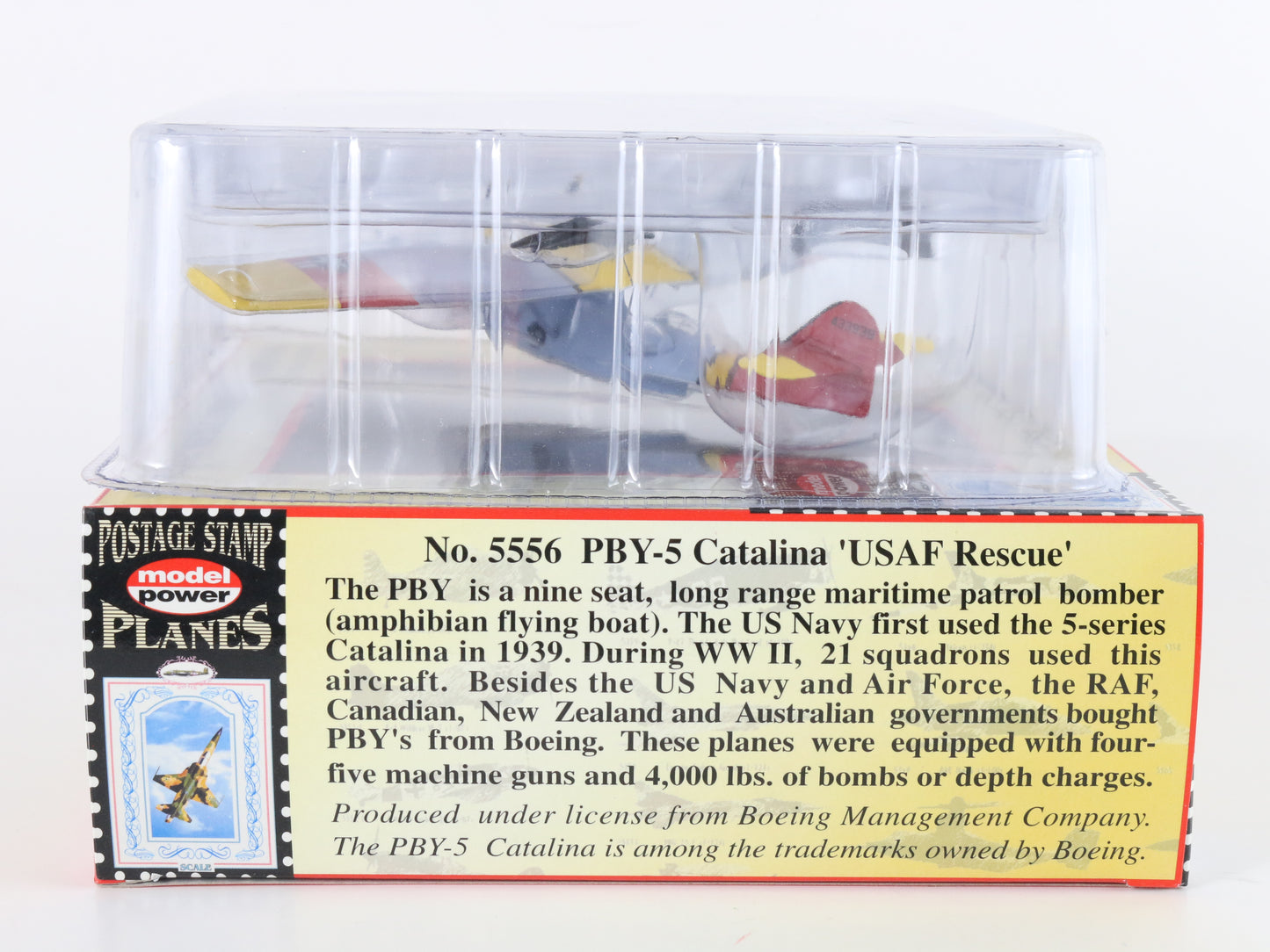 Pby-5 Catalina USAf Rescue Partol Bomber Postage Stamp Model Power 1:100 5556