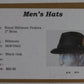 Royal Biltmore Gregory Mens Black Oak Brown Felt Fedora MULTIPLE SIZES