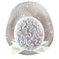 Sonni of California Ladies Violet Purple Boutique Hat W/ White Ribbon 7 56cm