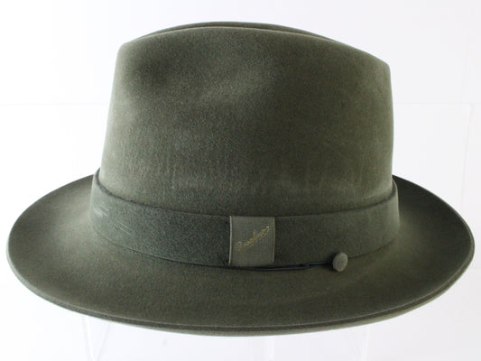 Borsalino Alessandria Mens Light Green Felt Vintage Fedora MULTIPLE SIZES