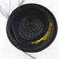 Marzi of Italy Ladies Black Handmade Boutique Hat W/ Sunflowers 6 7/8 55cm