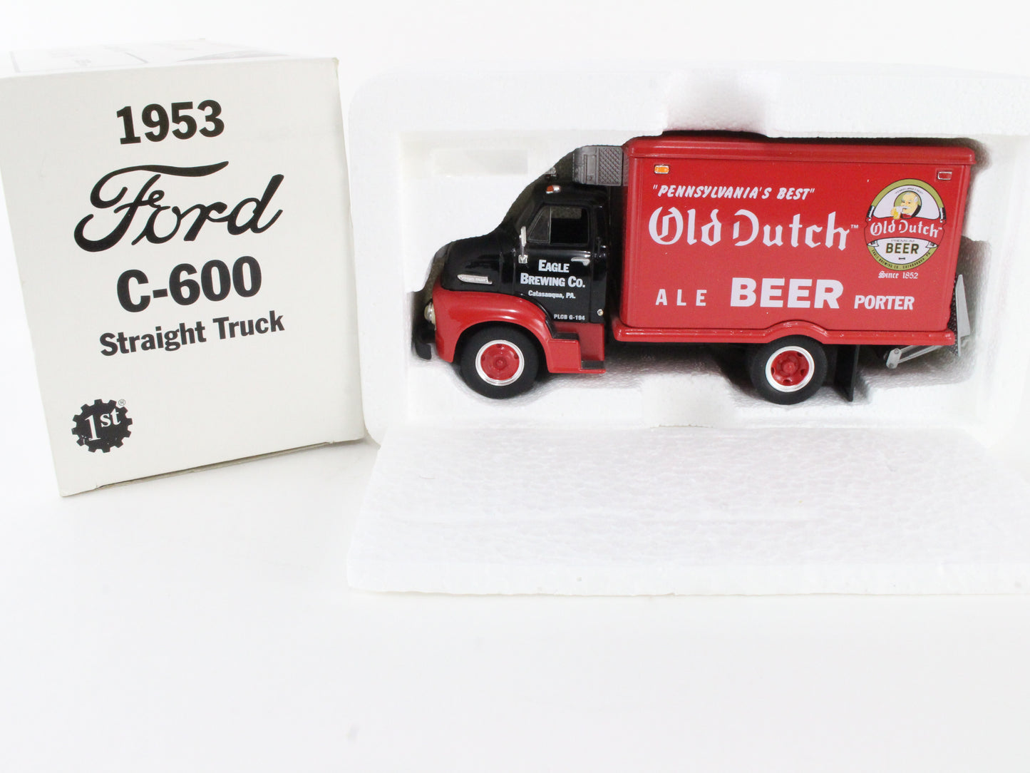 1953 Ford C600 Straight Truck Old Dutch First Gear 1:34 Model 19-1470