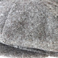 Biltmore Mens Brown Wool Blend Tweed Paneled Eight Quarter Cap S