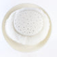 George Zamaul Couture Ladies Boutique White Felt Hat W/ Rhinestones 7 56cm