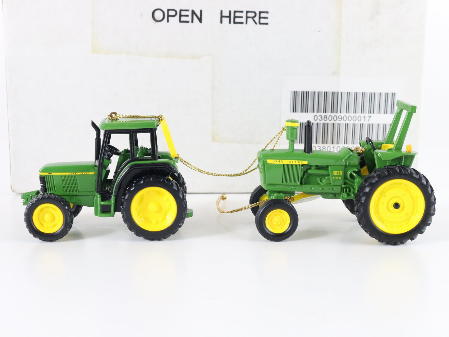 John Deere Tractor Ornaments Model 4020 & Model 6410 Danbury Mint?