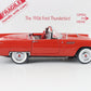 1956 Ford Thunderbird Convertible Red Danbury Mint 1:24 Model Car