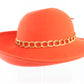 Adolfo Ii New York Ladies Boutique Elegant Red Wool Felt Hat 7 56cm