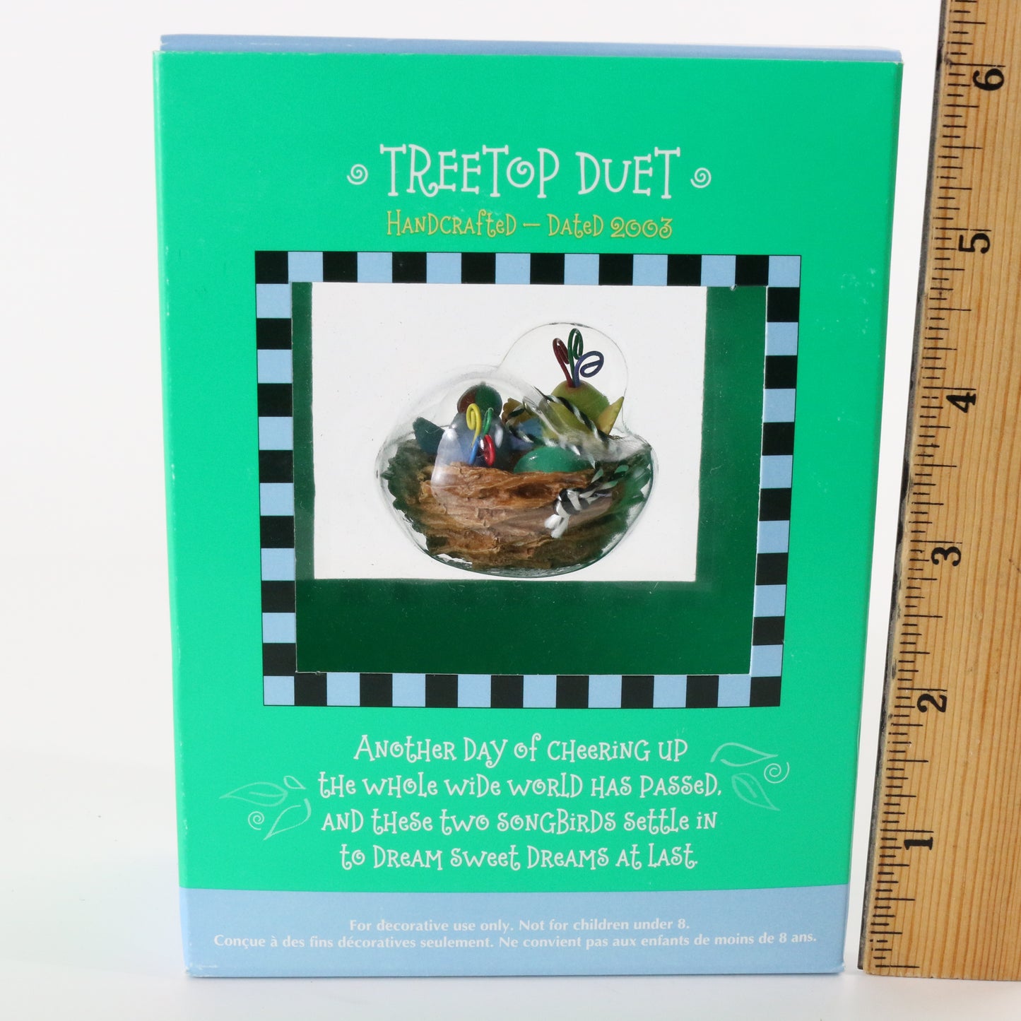 Hallmark Treetop Duet Tweedle Dee Tweet Easter / XMAS Ornament 2003