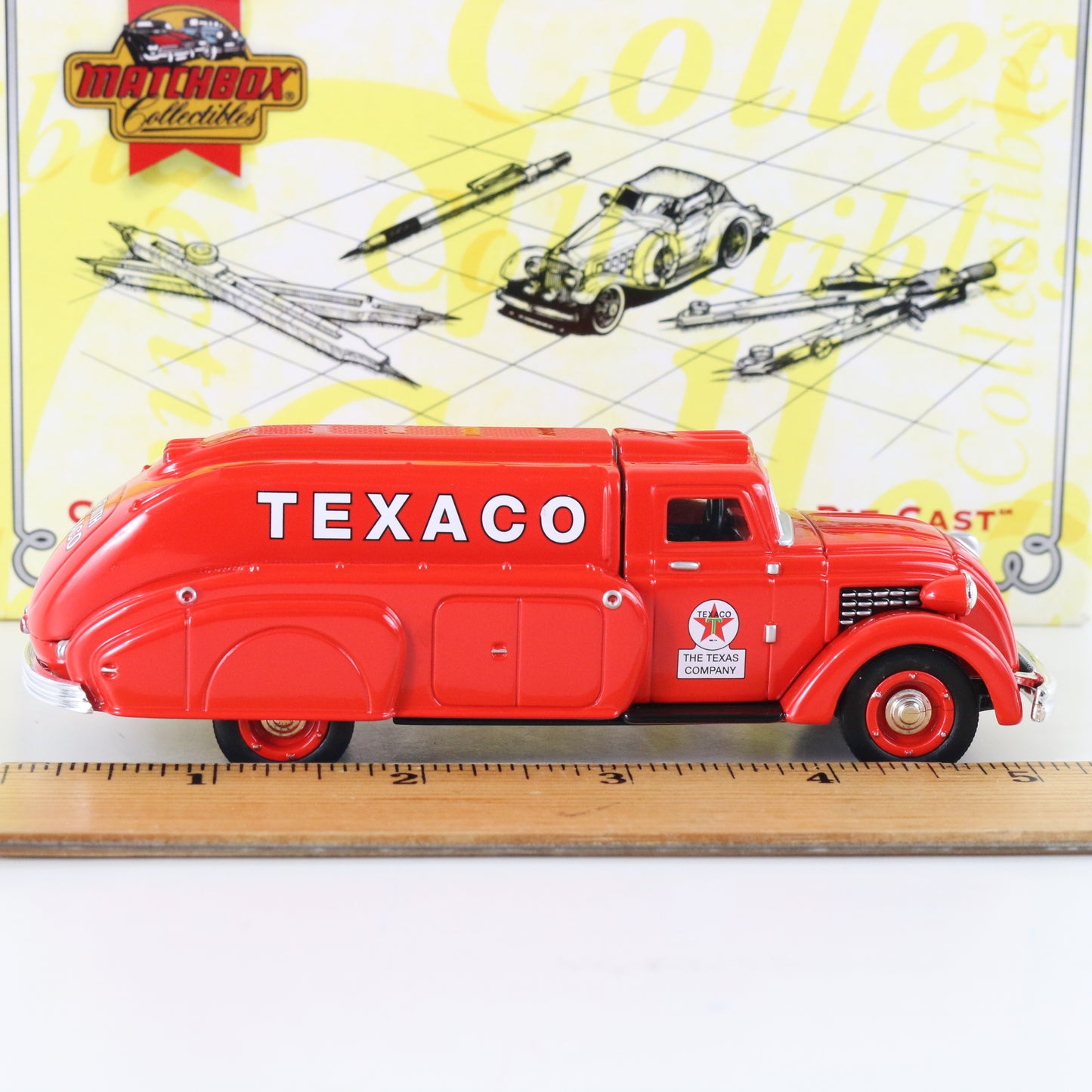 1937 Dodge Airflow Tanker Truck Texaco Matchbox 1:43 Model Car YYM36834