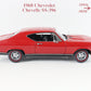1968 '68 Chevrolet Chevelle SS-396 Red Danbury Mint 1:24 Model Car