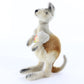 Vintage Steiff Large Mohair Linda Kangaroo Germany W/ Tag Stuffed Animal