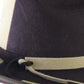 Borsalino Fancy Boutique Ladies Beige and Brown Felt Hat Made Italy Size: M