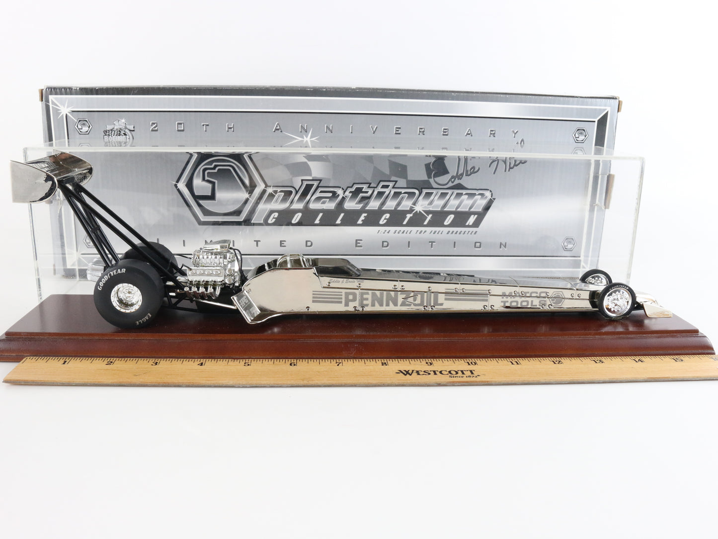 Top Fuel Dragster Eddie Hill 20th Ann Pennzoil Platinum 1:24 Racing Champions