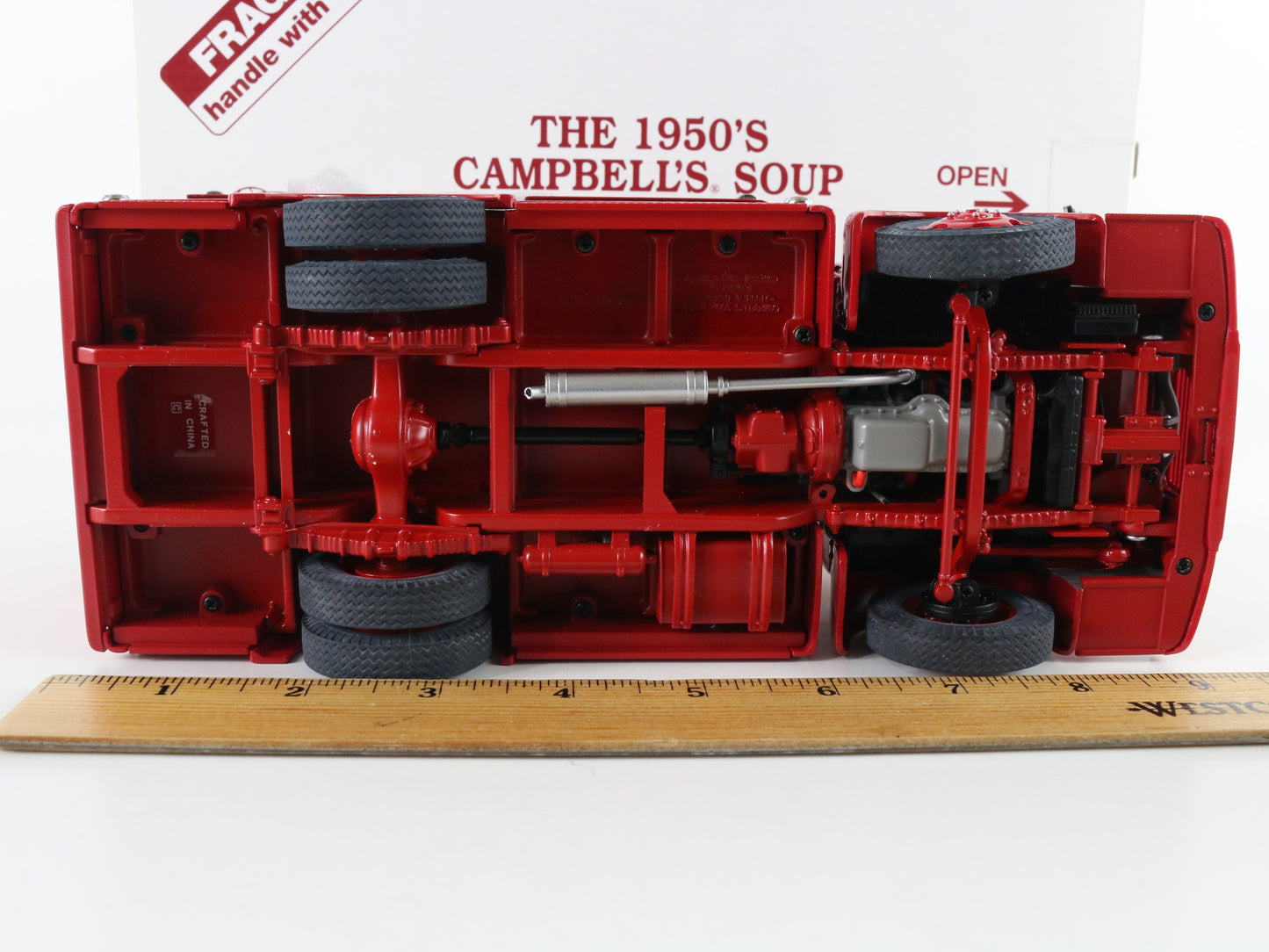 1950 Campbells Soup White 3000 Delivery Truck Danbury Mint 1:24 Model Car