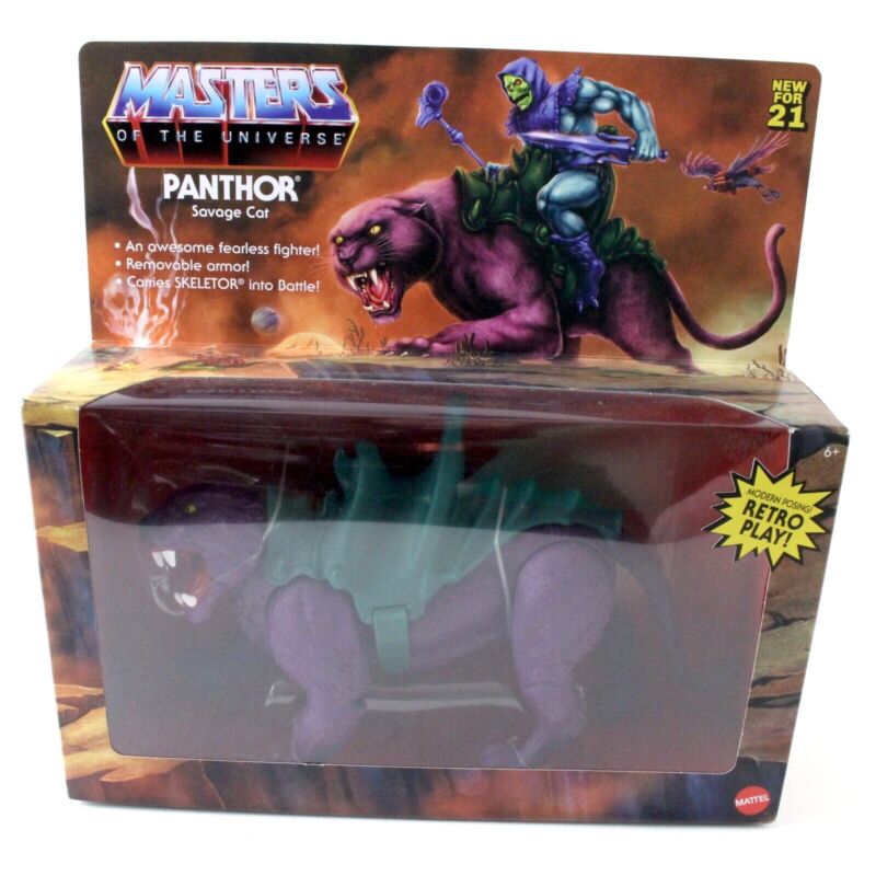 Panthor Savage Cat Masters Of The Universe MOTU Mattel 2021 Retro